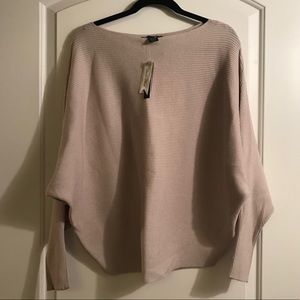 NWT Joan Vass Dolman Sweater